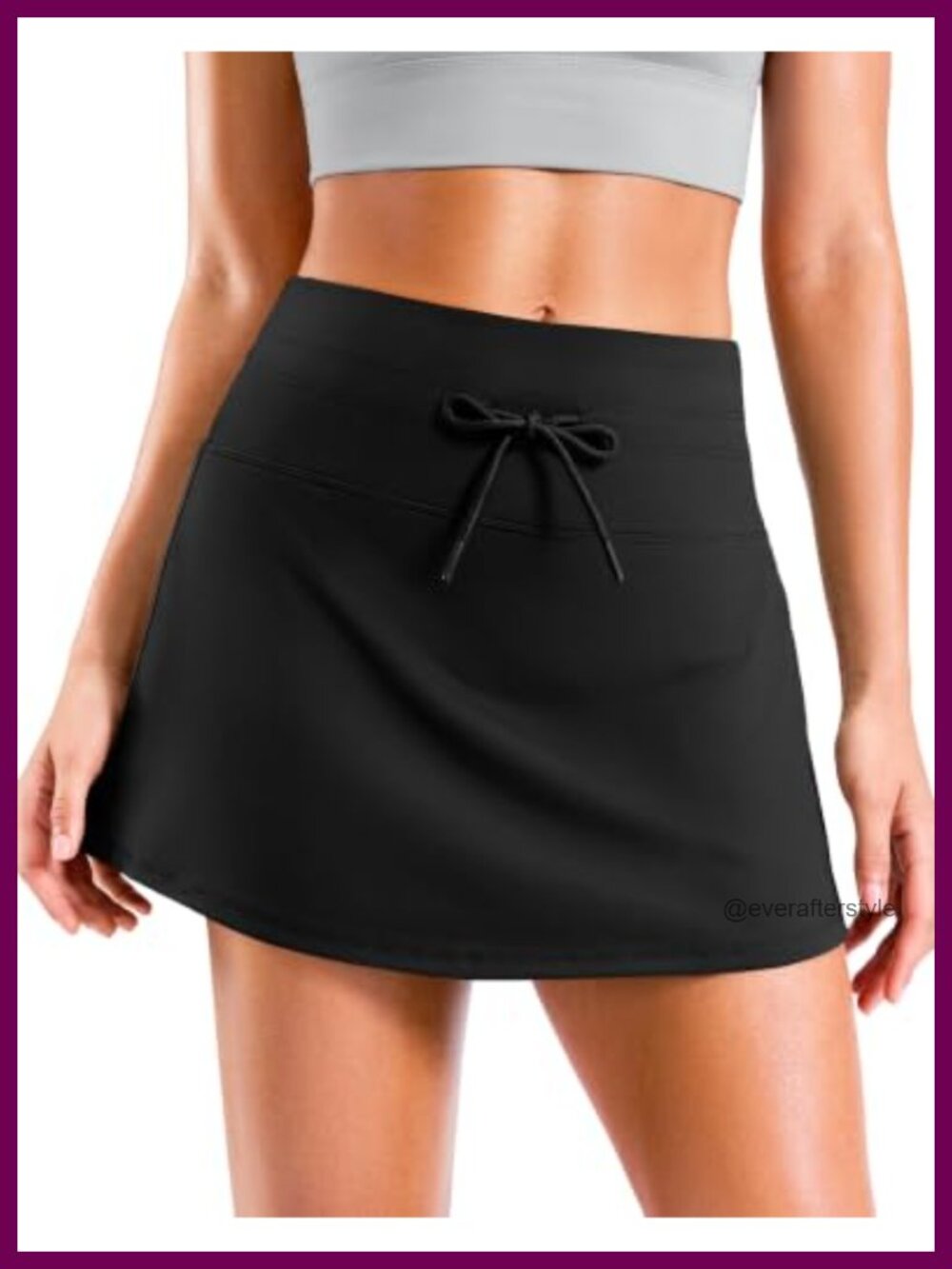High Waisted Tennis Skort 14" with Built-In Shorts and Pockets